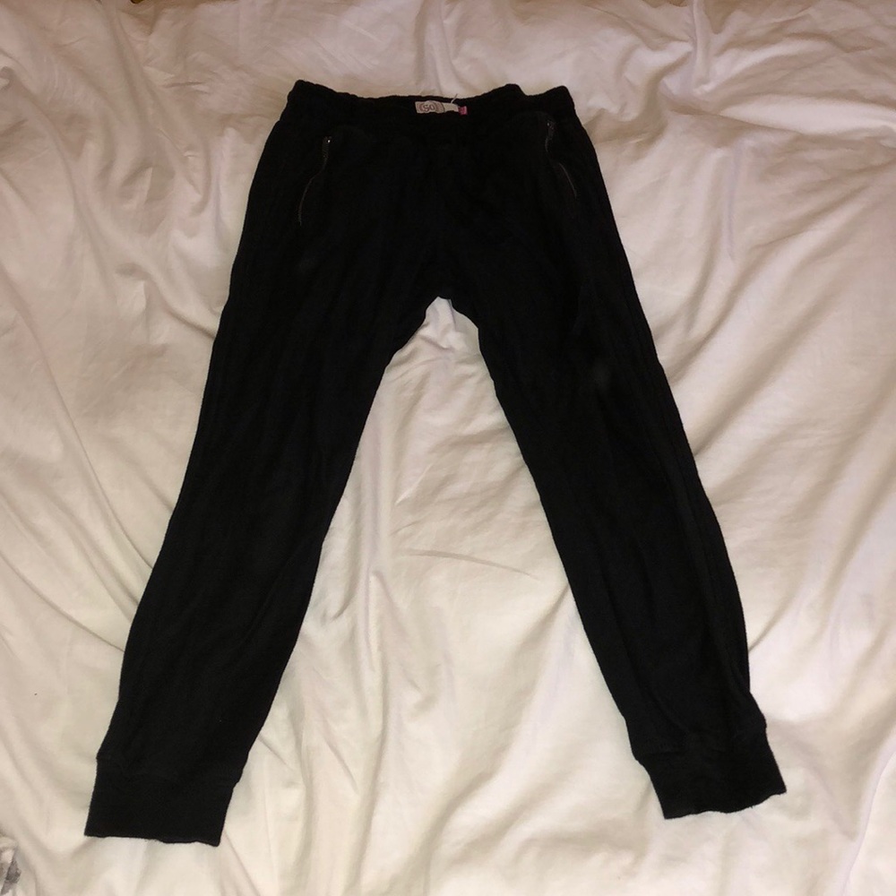 Black jogger pants